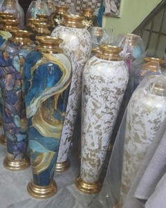 Home Decoration <b>flower</b> Vases in multiple Finishes with <b>Sticker</b> Meena Printing in different sizes colors & shapes in Wholesale - Product Image 3
