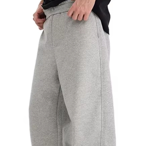 Casual Wide Leg Pants <b>Trousers</b> Heavy Weight 500gsm Baggy Gym Straight Leg Sweatpants - Product Image 2