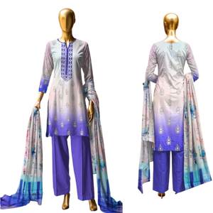 Señoras paquistaníes Shalwar Kameez Ropa de verano para mujer Trajes de césped Diseño de ropa india y pakistaní - Product Image 1