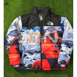 เสื้อแจ็คเก็ตพัฟเฟอร์ลายโลโก้ East Face แบบซับลิเมชั่น รุ่นใหม่ล่าสุด เสื้อแจ็คเก็ตพัฟเฟอร์ East-Face สำหรับผู้ชายและผู้หญิง - Product Image 1