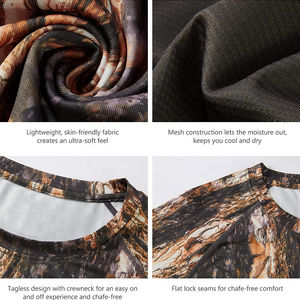 Nuevas camisetas de manga larga, camiseta de camuflaje táctico para exteriores, camiseta de caza, senderismo, Camping, camiseta de camuflaje de secado rápido I, precio de venta completo - Product Image 4