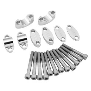 Elevadores de manillar, barras plateadas de <span class=keywords><strong>7</strong></span>/8 pulgadas, elevador de barra ajustable para motocicleta de 22mm, <span class=keywords><strong>7</strong></span>/8 "-28mm, 1-1/8" para <span class=keywords><strong>Honda</strong></span> Kawasaki Ducati Yamaha - Product Image 5