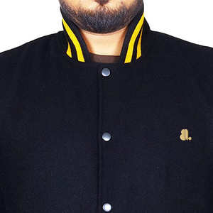 Vestes universitaires personnalisées légères pour hommes 2026, motif uni, prix abordable, vestes universitaires pour usage extérieur - Product Image 6