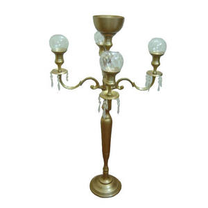 Soporte de candelabros de Metal de calidad de primera clase para decoración de fiestas de boda, centro de mesa de cena, candelabro, soporte de vela - Product Image 1