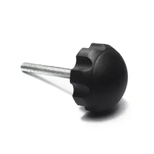 M3 M4 M5 M6 M8 Plastic Head Industrial Equip Bakelite Knurled Handle Hand Knobs Grips Thumbscrew Plastic Bolts Handle