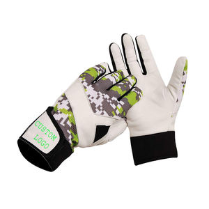 Gants de frappe en cuir véritable de dernière génération en gros, gants de baseball respirants, gants de frappe de softball avec logo personnalisé - Product Image 2