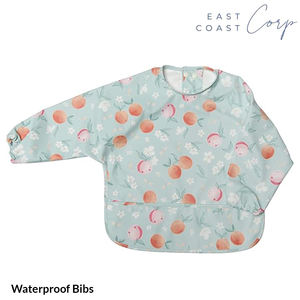 Babero impermeable de manga larga para bebé, babero de alimentación reutilizable para niños pequeños - Product Image 3