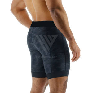 Shorts de compression pour hommes les plus vendus, taille élastique, couleur unie, utilisation durable, polyester, nylon, shorts de sport pour hommes - Product Image 5
