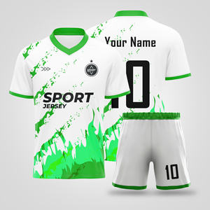 Wholesale Unisex Breathable Soccer Wear Custom Logo <b>Football</b> <b>Sets</b> for Adults Sublimated Sports Shirt with OEM Service - Product Image 3