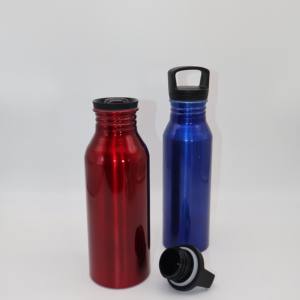 Bouteille d'eau en aluminium recyclable 500ML & 650ML Bouteille en métal à usage quotidien Fabricant du Vietnam Produit en gros - Product Image 2