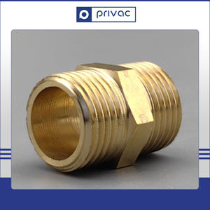 <b>Best</b> Deal on High Quality Brass Nipple Threaded <b>Fitting</b> Universal Pipe <b>Fittings</b> for Heating Applications - Product Image 2