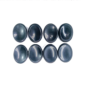 ฮวงจุ้ยและนางฟ้าคริสตัลเคลือบเงาอัญมณีสีดำบำบัดแบบออบซิเดียนสำหรับปาล์มกังวลคริสตัลหินกังวล - Product Image 3