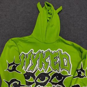 เสื้อสวมหัวมีฮู้ดพิมพ์ลายสำหรับผู้ชายเสื้อมีฮู้ดผ้าฝ้ายขนแกะไซส์ใหญ่พิเศษสำหรับผู้ชายและผู้หญิง - Product Image 5