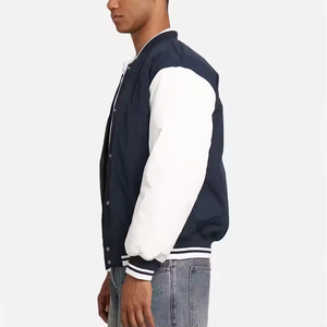 Chaqueta Bomber Varsity de Mezcla de Lana, Fabricante de Ropa Personalizada, Chaqueta Varsity Personalizada para Hombre, Parche de Chenille, Chaquetas de Béisbol Letterman - Product Image 3