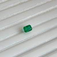 Émeraude précieuse de qualité supérieure 0,91 ct, taille octogonale, pierre précieuse facettée en vrac pour la fabrication de bijoux, pierres d'émeraude véritables provenant du fabricant
