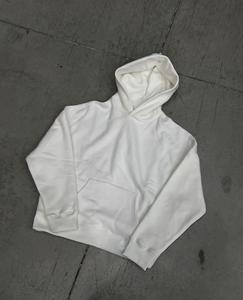 เสื้อฮู้ดดี้สตรีทแวร์แบบสั่งทำพิเศษ ผ้าเฟรนช์เทอร์รี่ 420 GSM ตัดเย็บแบบครอป ตะเข็บตัดกัน ทรงโอเวอร์ไซส์ ซิปหน้า คุณภาพเยี่ยม แฟชั่นใหม่ - Product Image 2