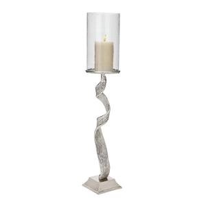 Bougeoir en verre T Light Bougeoir en verre votif fait main avec base en métal pour la décoration de table de mariage - Product Image 6