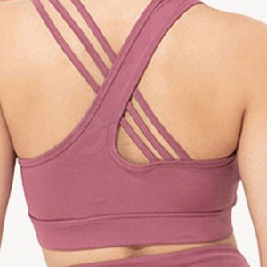 Sujetador Deportivo para Mujer, Transpirable, Reversible, Sin Costuras, Acolchado, de Alta Sujeción, Top Deportivo Cómodo y Elástico para Gimnasio y Yoga - Product Image 4