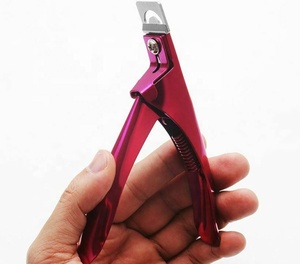 Coupe-ongles professionnel en acier inoxydable noir pour faux ongles en acrylique, coupe-ongles 3-en-1, ciseaux à ongles, coupe-ongles à mâchoires larges, tranchant et durable - Product Image 5
