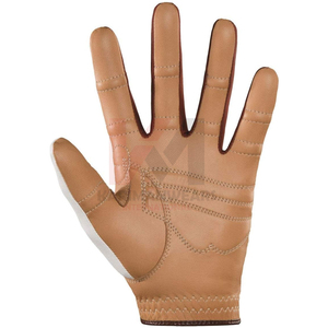 Guantes de golf, 1 par, piel de oveja, adecuados para niños y niñas, mano izquierda y derecha, tallas para niños pequeños, guantes de golf blancos, naranja y negro - Product Image 3