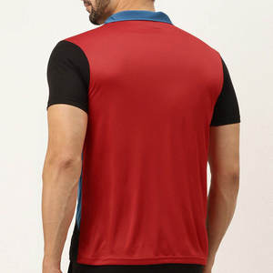 เสื้อเชิ้ตแฟชั่นสตรีทสไตล์ผู้ชาย ดีไซน์กระดุมคลาสสิก คอตั้ง ลายเรียบ รับสกรีนโลโก้ ผ้าฝ้าย 100% กันยับ - Product Image 3