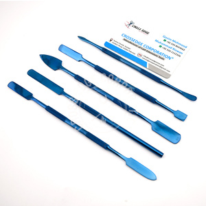 Wax Carving Tools <b>Set</b> Makeup Tools 5 Pcs Double Ended Wax Clay <b>Pottery</b> Sculpting Carving Tool <b>Set</b> Blue Color Stainless Steel - Product Image 5