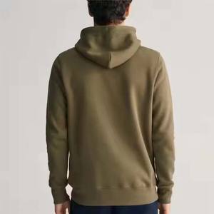 Unisex de alta calidad 100% algodón French Terry hombres pulóver 3D Drop Shoulders Fleece sudaderas con capucha de gran tamaño diseño personalizable liso - Product Image 4