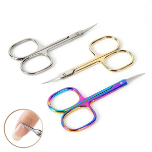 Vente en Gros de Ciseaux Éventail à Ongles de Grande Taille Coupe-Ongles en Acier Inoxydable à Bord Droit avec Ciseaux Éventail à Ongles - Product Image 6