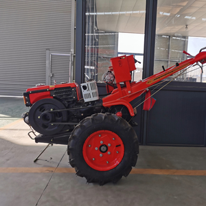 Mini Tractor Agrícola de Dos Ruedas con Motor Diésel de 15 HP y Accesorio Empacador de Heno para Trabajo en Campo - Product Image 4