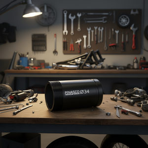 ชุดอุปกรณ์ดูดอากาศสำหรับรถจักรยานยนต์แบบใหม่ พร้อมข้อต่อคาร์กเคสขนาด 34 มม. ทำจากอะลูมิเนียม ออกแบบมาเพื่อการติดตั้งเฉพาะรุ่น - Product Image 3