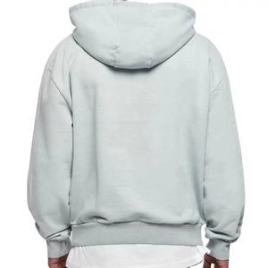 Nouveaux sweats à capuche personnalisés pour hommes en polyester/coton molletonné, épais, écologiques, avec impression en relief, poche, coupe classique, hiver - Product Image 6