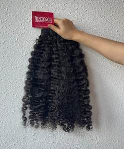 100% หยิกพม่าผมแท้ติดหนังกำพร้าผมคนเวียดนาม - Product Image 5