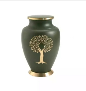 Urna Funeraria para Adultos, Estilo Europeo, Acabado Plateado Blanco, Biodegradable, 200 Pulgadas Cúbicas, 10 Pulgadas, Diseño de Ángel Carismático - Product Image 2