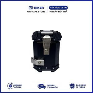 M-Biker 28L Side Boxes Waterproof <b>Aluminum</b> Rear Motorcycle <b>Luggage</b> Storage Pair Made in Vietnam - Product Image 3