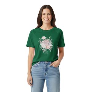 T-shirts pour femmes en coton doux, hauts décontractés à manches courtes, coupe confortable, style décontracté, parfait pour le choix de tenue quotidienne - Product Image 4