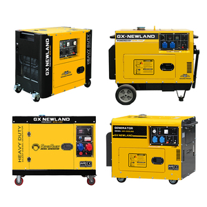 サイレントポータブル3kWディーゼル発電機オートスタート50/60Hzオルタネーター3000rpm 400V/12V DC出力空冷240V/230V定格電圧 - Product Image 5