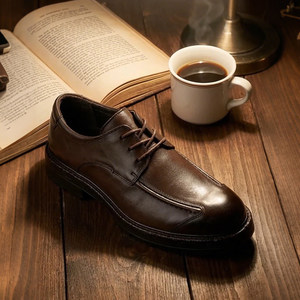 Zapatos Mocasines de Piel de Becerro con Detalles Cosidos a Mano y Soporte para el Arco del Pie, Zapatos de Vestir para Hombre - Product Image 4
