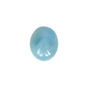 Cabochon ovale bleu 18x14mm aigue-marine naturelle 14.40cts pierres précieuses en vrac pour l'artisanat bijoux en argent - Product Image 1