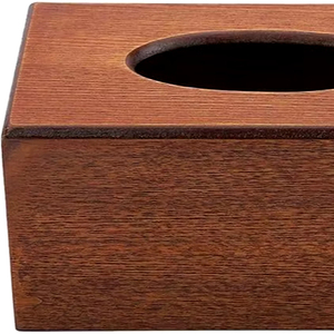 ARTISAN AURA Antique artisanal élégant en bois porte-mouchoirs organisateur distributeur serviette serviette boîte à mouchoirs couverture/support - Product Image 1