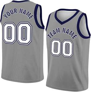 Camiseta de baloncesto de la mejor calidad al por mayor camiseta de baloncesto reversible de poliéster 100% de todos los equipos transpirable entrenamiento - Product Image 4