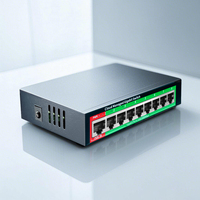 Switch Gigabit de 8 Puertos 10/100/1000Mbps con Gestión en la Nube OEM/ODM, Gestión por Aplicación/Web, Soporte PoE, VLAN/QoS, Modelo GS108