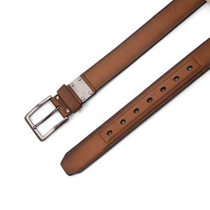 Nouvel arrivage de ceintures de taille en cuir de luxe Ceinture en cuir véritable pour homme et femme Ceinture pour homme en cuir personnalisée à boucle lisse - Product Image 4