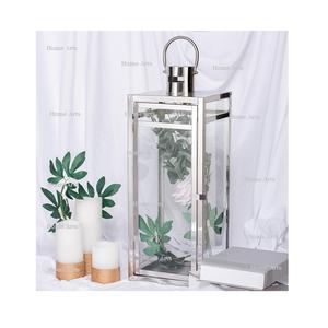 Wedding and party decor <b>lantern</b> <b>silver</b> color metal <b>lantern</b> superior quality customized size <b>lantern</b> for home decor - Product Image 1