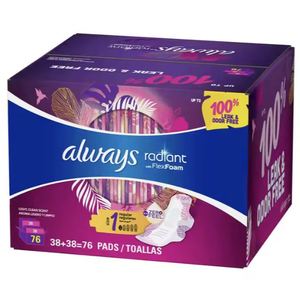 Almohadillas sanitarias de noche largas asequibles siempre ultrafinas - Product Image 6
