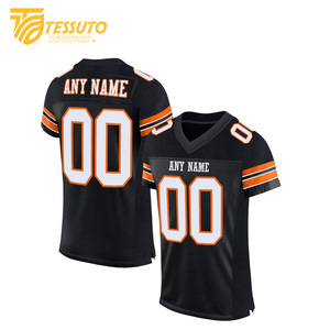 เสื้อฟุตบอลคอวีแขนสั้นระบายอากาศได้ดีสำหรับทุกเพศเสื้อฟุตบอลออกแบบได้ตามที่ต้องการทั้งหมด - Product Image 4
