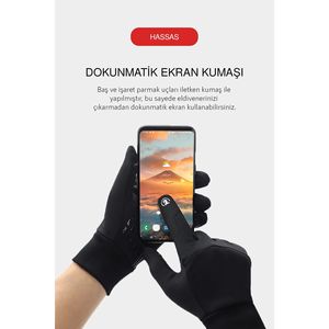 Gants de moto XL résistants au froid, imperméables et compatibles avec les écrans tactiles, avec protection des doigts - Product Image 3