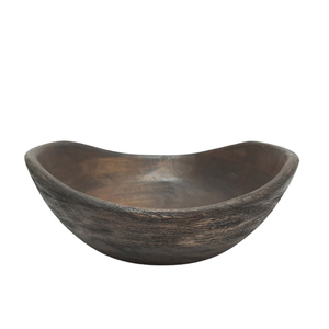 Ustensiles de cuisine bol de service de riz rond en bois avec doublure artisanat naturel bol de fruits et de soupe bol de riz élégant personnalisé - Product Image 5