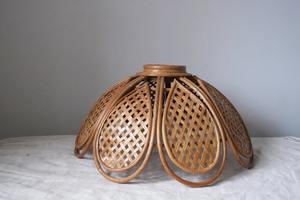 Abat-jour en rotin Vintage pour salon et chambre à coucher, fait par le Vietnam FBA Amazon - Product Image 5