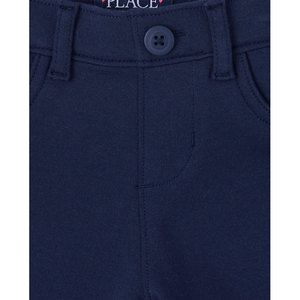 Uniformes escolares azules de talla grande para niñas, paquete de 2 uniformes Jeggings de punto Ponte para la escuela - Product Image 4