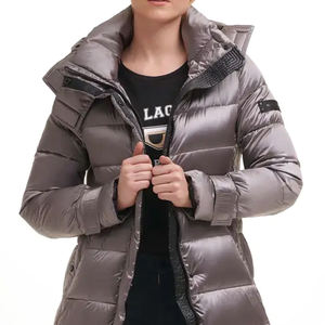 Conceptions personnalisées 2023 hiver femmes fermeture éclair doudoune Street Style mode femmes décontracté doudoune - Product Image 6